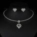 Set bijuterii Stunning Heart Diamond